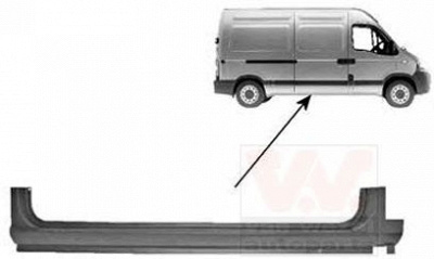 VAN WEZEL 4387110 -  Боковина